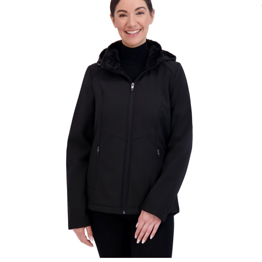 Women's Amyah Rain Shell Jacket ZeroXposur Plush-Lined Soft Shell Sz Large. NWT.